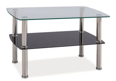 Konferenční stolek TRIGLAV, sklo/chrom